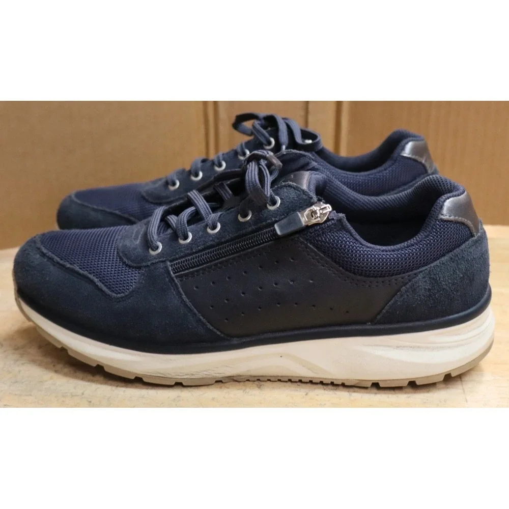 Joya Dynamo Zip Classic W Dark Blue Women's Shoes Sneakers US 10 walking Swiss